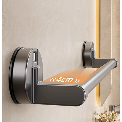 Toallero de Ventosa para Pared, sin Taladro, para Baño, Barra de Toalla de 30/40/50cm, Soporte que Ahorra Espacio