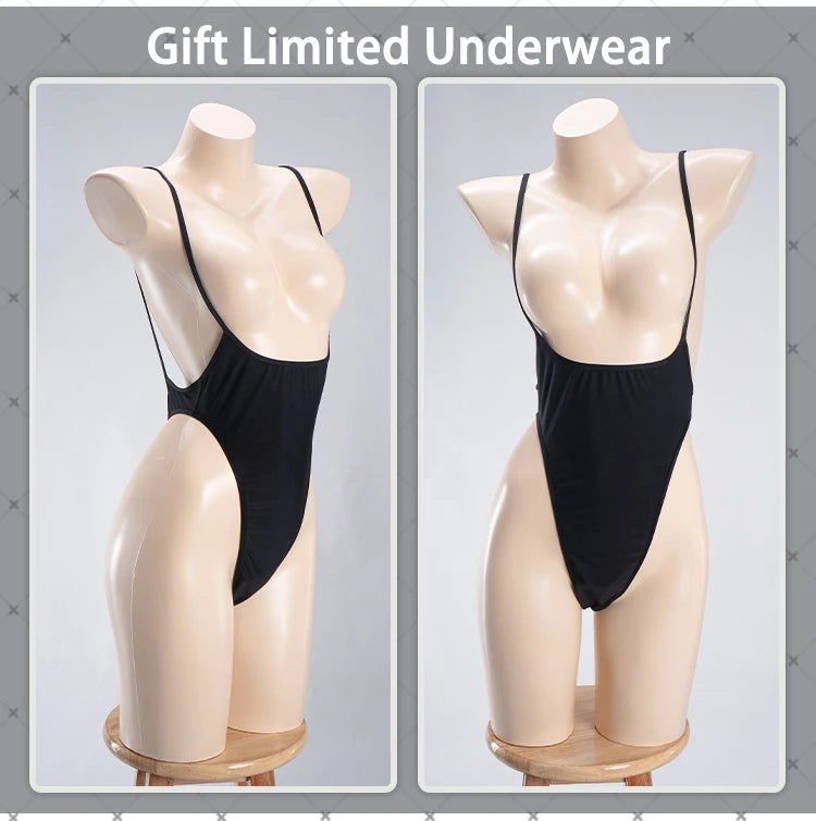 UWOWO 2B Cosplay Costume – Fanart Cheongsam Redesign Outfit (NieR: Automata Inspired, Halloween/Pre-Sale)