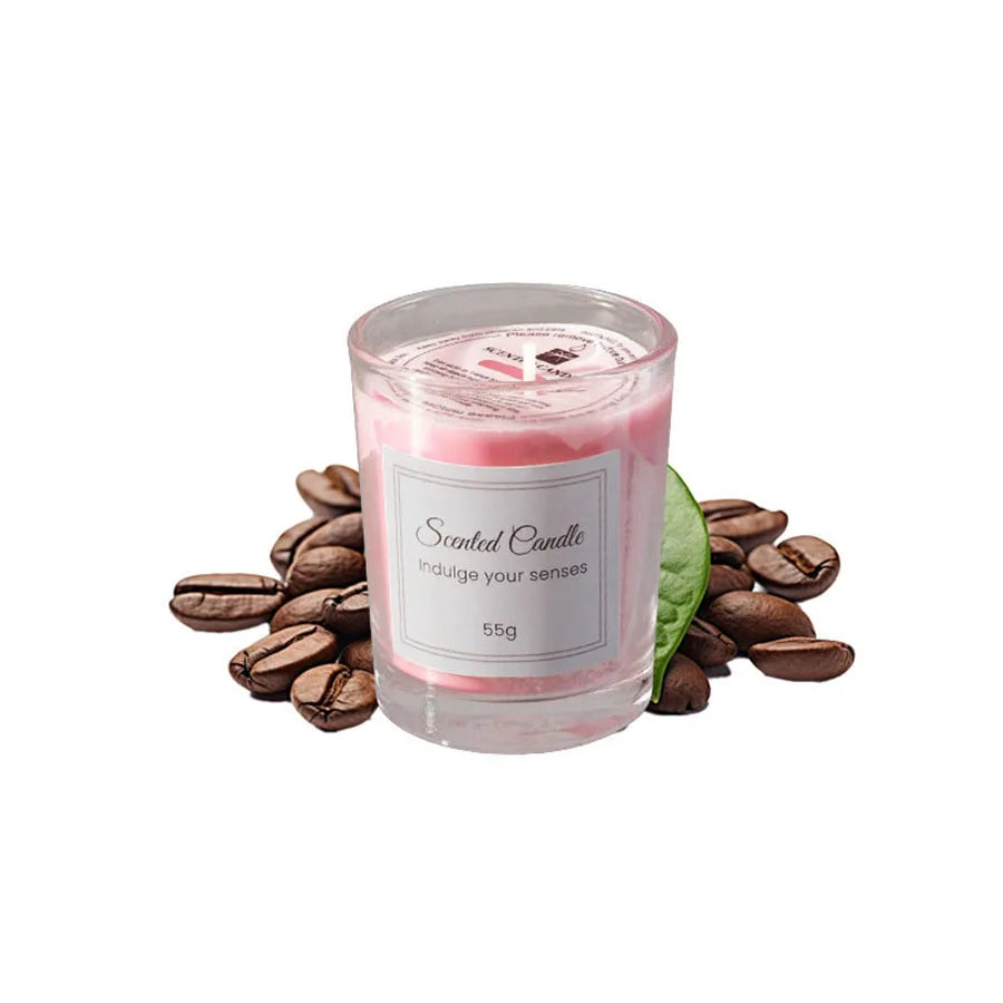 Premium Aromatherapy Soy Wax Candle – Handmade Glass Scented Candle in Gift Box, Smokeless Decorative Candle & Companion Gift