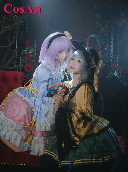Touhou Project Komeiji Koishi Cosplay Costume Dress – Elegant Sweet Formal Outfit for Game Cosplay, Party, Halloween & Roleplay Wear