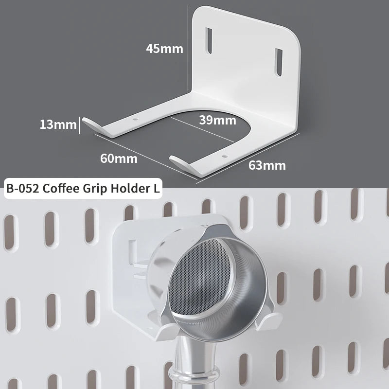 Kit de organización modular de pared con tablero perforado (Pegboard) para bricolaje – Paneles de almacenamiento colgantes sin taladro para cuartos de manualidades, oficina y organización del hogar