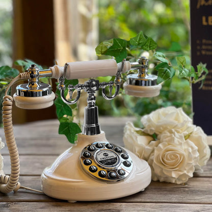 Retro Wedding Voice Guestbook Phone – Classic Vintage Telephone Audio Guestbook for Weddings, Birthdays, Parties & Confessional Messages