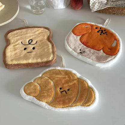 Serviette absorbante douce Kawaii – Joli chiffon de nettoyage pour la cuisine et la salle de bain, pour usage domestique