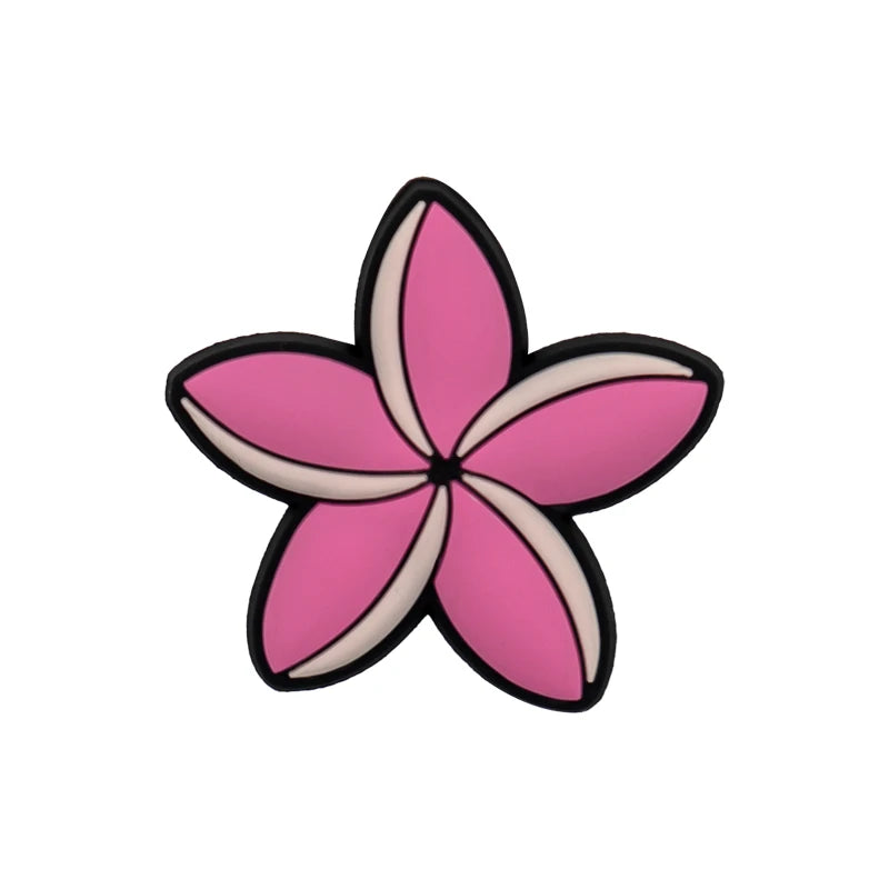 1/30PCS Girls' Shoe Charms – Flower, Perfume, Piano & Cassette Clog Pins in Pink, Cute Shoe Decorations for Women & Kids