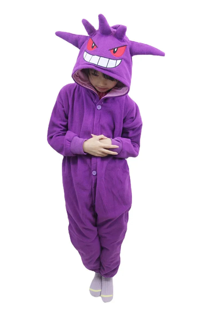 Pokémon Kigurumi Pajama Onesie – Pikachu, Gengar, Snorlax & More Anime Cosplay Sleepwear