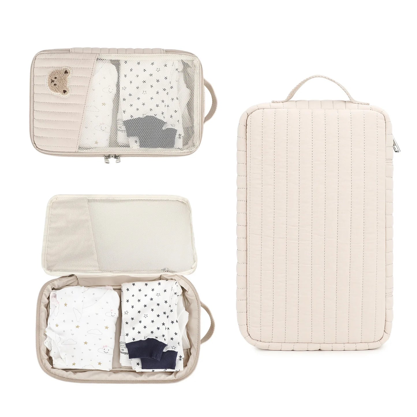 Joli sac de rangement pour couches de bébé – à suspendre à la poussette pour les couches, les vêtements, les voyages et les essentiels de la chambre de bébé