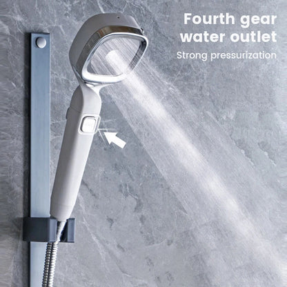 Pommeau de douche haute pression – Pulvérisateur de douche à main 3 modes à économie d'eau, fonction d'arrêt à une touche, accessoire de douche de salle de bain réglable pour la maison