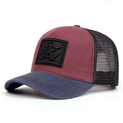 2026 Breathable Mesh Baseball Cap – CA Embroidered Unisex Hat with Sunshade Design for Daily Wear, Hip-Hop & Skateboarding