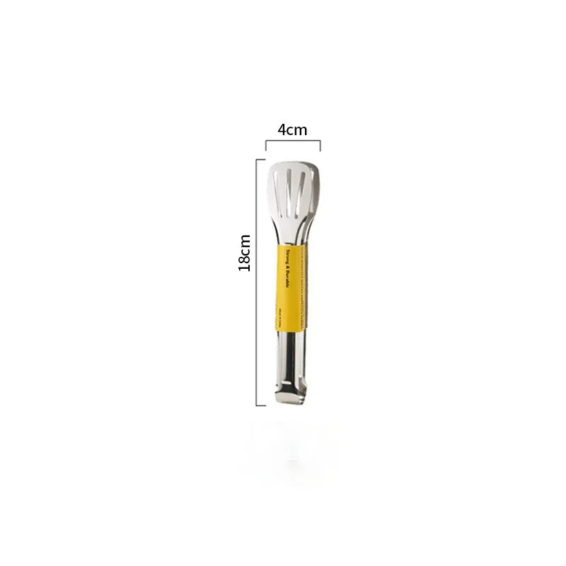 Pinzas de Cocina de Acero Inoxidable – Pinzas Resistentes al Calor para Servir, BBQ, Pan y Ensaladas