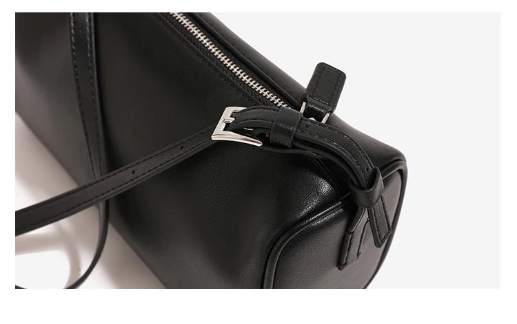 Bolso bandolera retro de cuero dividido de los 90 para mujer – Mini bolso de hombro de lujo 2026, bolso de moda de gamuza de piel de vaca suave con correa de un solo hombro para estilo casual y vintage