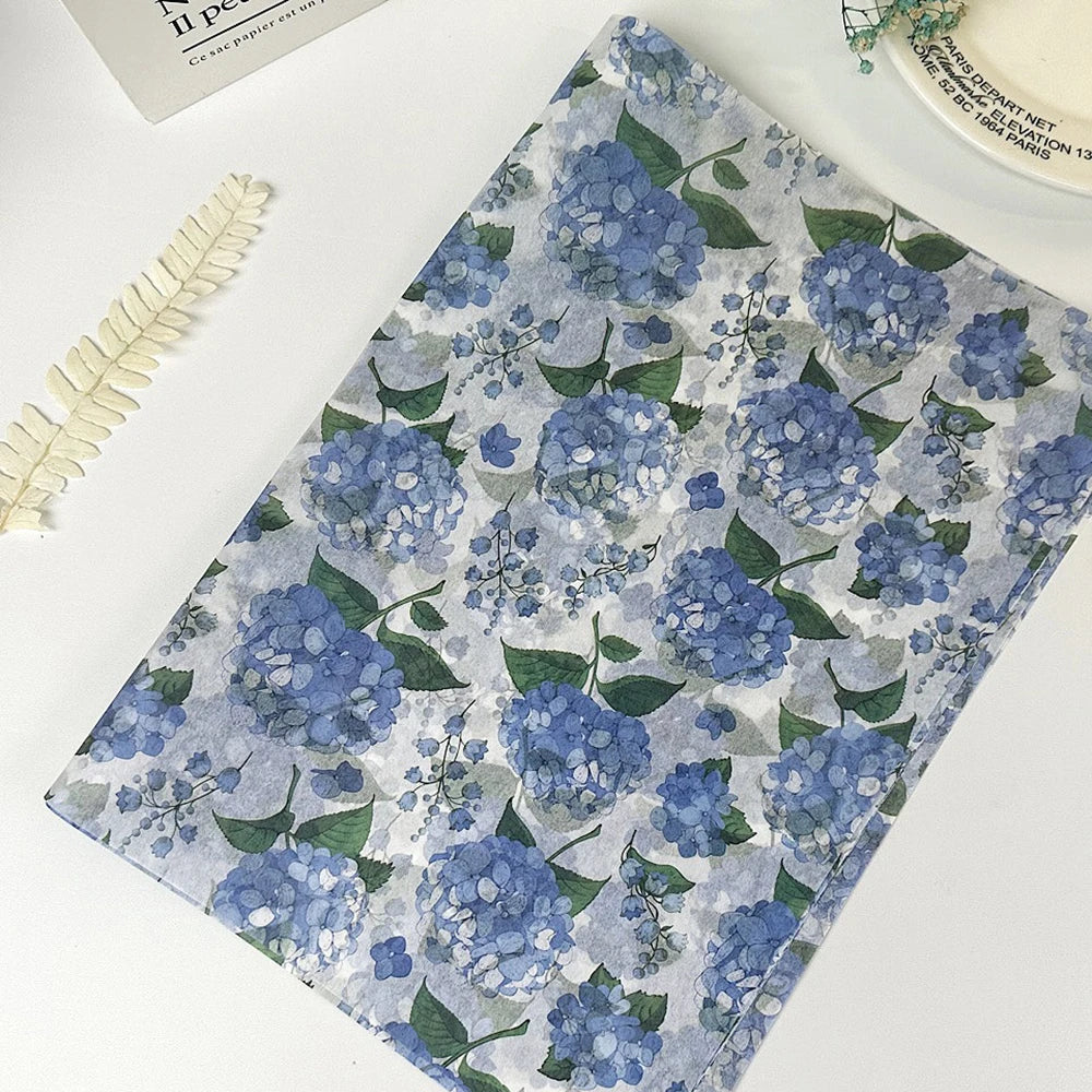 Christmas Santa Claus Bouquet Wrapping Paper – Colorful Festive Tissue Paper for Holiday Gift Wrapping, Flowers, Parties & DIY Crafts