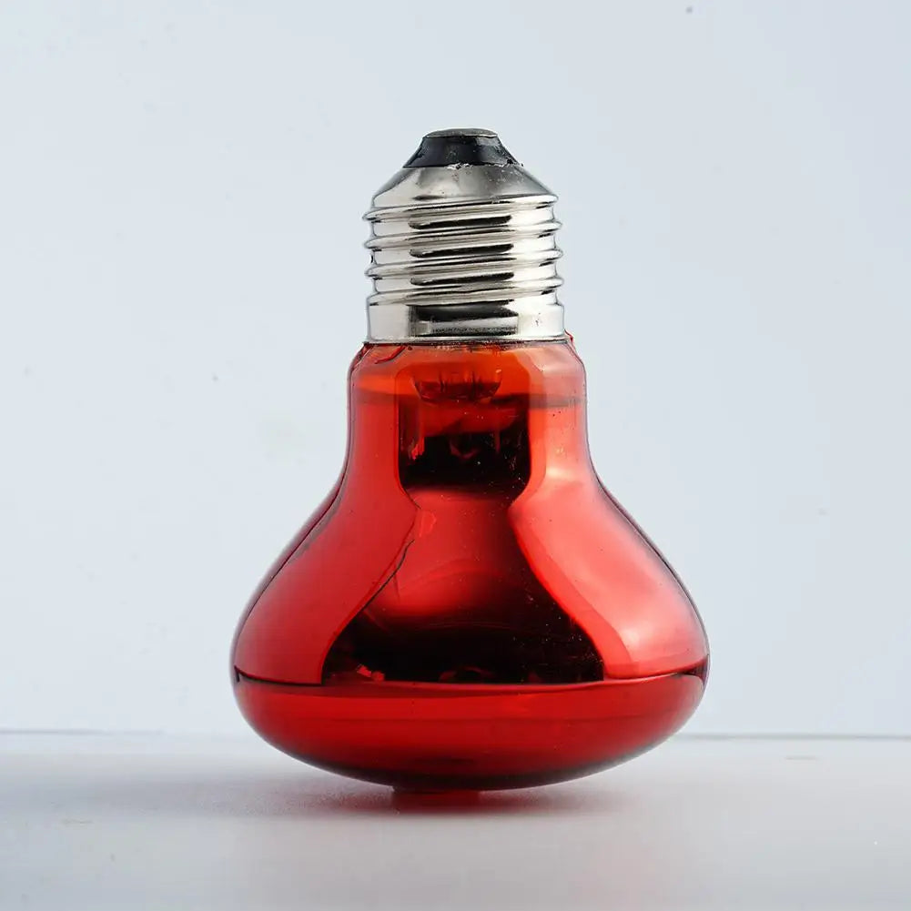 E27 Infrared Poultry Heat Bulb 25W-100W – Adjustable Heat Lamp for Reptiles, Amphibians, Plants, Pets & Livestock