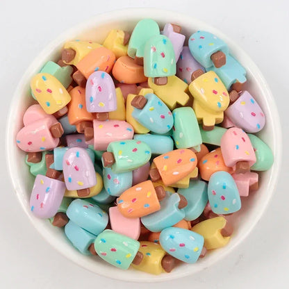 30/300pcs Mini Breloques en Résine Bonbon Fleur Amour – Mignons Accessoires de Bricolage pour Nail Art, Barrettes à Cheveux, Scrapbooking, Bijoux Faits Main et Projets Créatifs pour Enfants