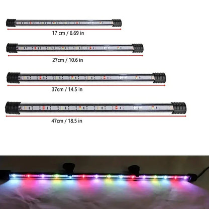 17-47cm Multicolor Aquarium LED Light – USB Waterproof Submersible Fish Tank Mood Lamp, Decorative Plant & Aquatic Grow Light