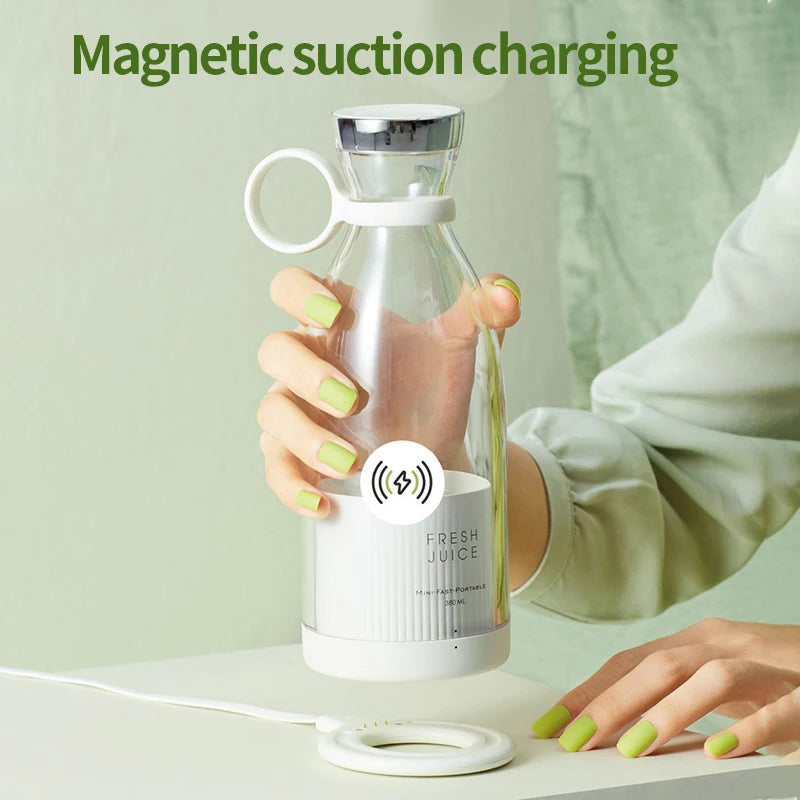 Mini Portable USB Juicer Blender – Electric Fruit Mixer & Multifunction Juice Maker for Smoothies, Milkshakes and Food