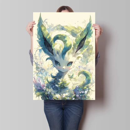 Pokémon Umbreon Canvas Wall Art – Stylish High Quality Decorative Painting for Home (Multiple Sizes)