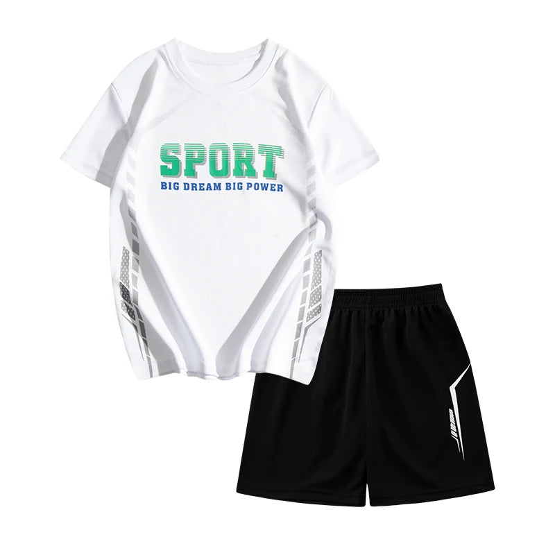 Maillot et short de football pour enfants Ensemble d'entraînement 2 pièces pour garçons