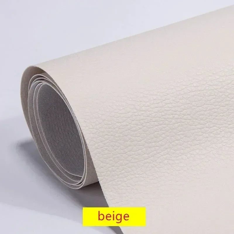 Leather Repair Tape PU Leather Patch Self-Adhesive for Sofa Couch Car Seat Bed Head Furniture Renovation Repair Home Decoration