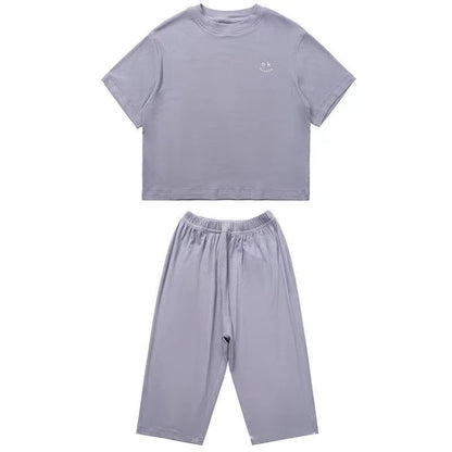 Baby 2PCS Pajama Set – Soft Modal Summer Clothes for Boys & Girls Ages 1–6 Years