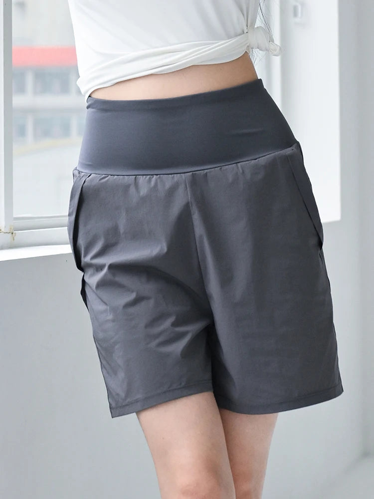 2025 Women's High-Waist A-Line Capri Shorts – Loose-Fit Wide-Leg Summer Casual Pants, Lightweight Comfortable Women's Bottoms