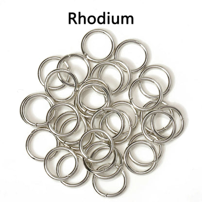 200-Piece Open Jump Rings Connectors Set – Metal Split Rings for DIY Necklaces, Bracelets, Earrings, Pendants & Jewelry Making Crafts