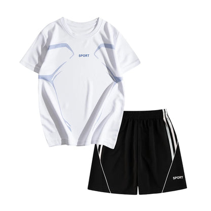 Maillot et short de football pour enfants Ensemble d'entraînement 2 pièces pour garçons