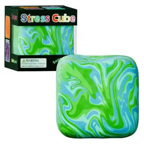 Schylling Needoh Nice Cube Sensory Nice-Sicle Stress Relief Squishy Cube Anti-Anxiety Squeeze Object For Focus ADHD Population