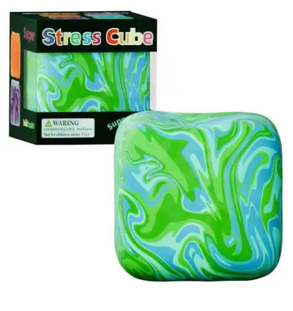 Schylling Needoh Nice Cube Sensory Nice-Sicle Stress Relief Squishy Cube Anti-Anxiety Squeeze Object For Focus ADHD Population