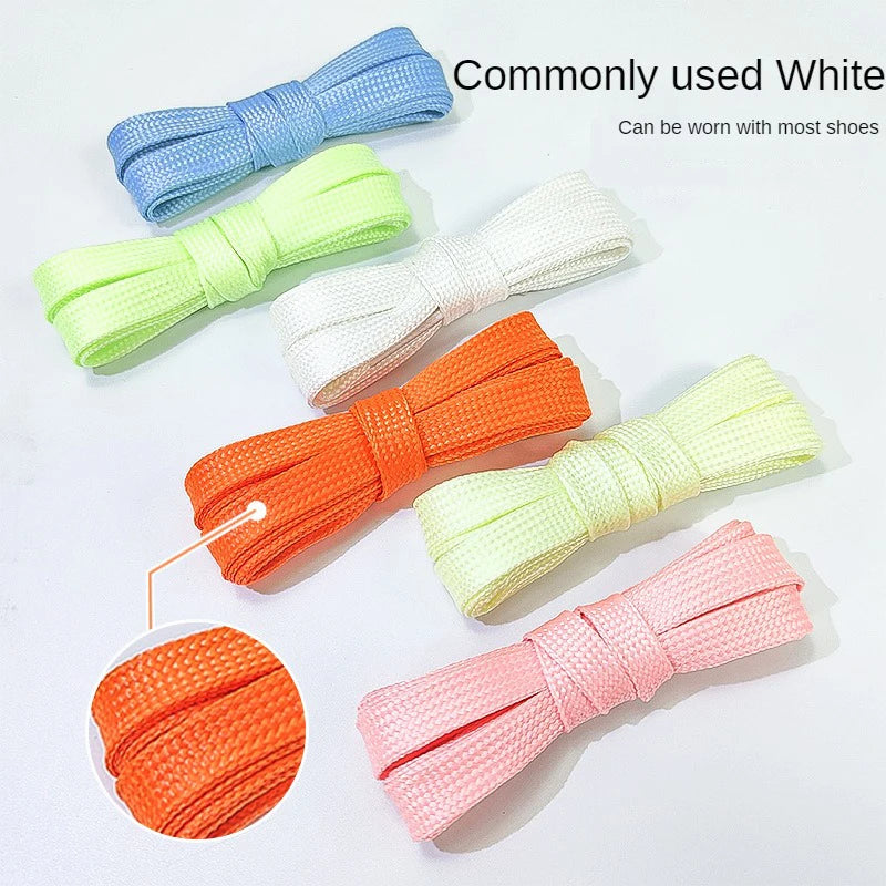 2PCS Glow-in-the-Dark Shoelaces – 100/120/160cm Luminous Colorful Shoe Laces for Kids & Children, Party Accessories & Gifts