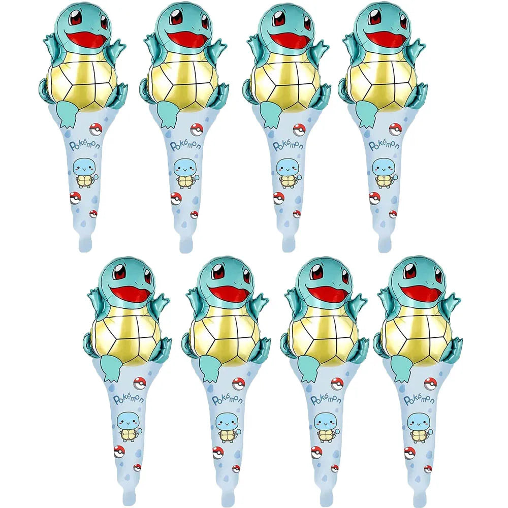Pokémon Standing Foil Balloon – Pikachu Cartoon Hand Stick Balloon for Boys & Girls Birthday Party Decorations & Baby Shower Supplies