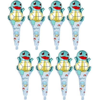 Pokémon Standing Foil Balloon – Pikachu Cartoon Hand Stick Balloon for Boys & Girls Birthday Party Decorations & Baby Shower Supplies