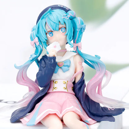 Hatsune Miku Anime Figure – Virtual Singer Manga Statue Figurine Model Toy for Desk Decoration, Cake Topper & Gift
