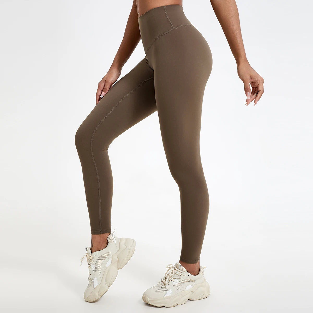 Women’s High Waist Yoga Leggings – Super Soft Gym Running Workout Tights with Push-Up Fit