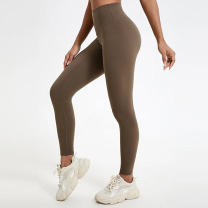 Women’s High Waist Yoga Leggings – Super Soft Gym Running Workout Tights with Push-Up Fit