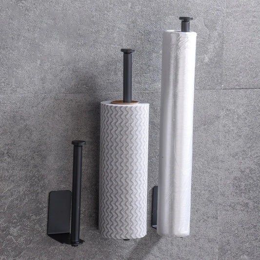 Organizador de acero inoxidable para debajo del fregadero – Toallero de cocina y soporte para papel de cocina