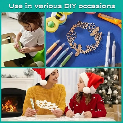 1 Couteau-stylo utilitaire – Outil de coupe de précision pour le papier, le scrapbooking, les projets de bricolage, les fournitures d'art, l'école et le bureau