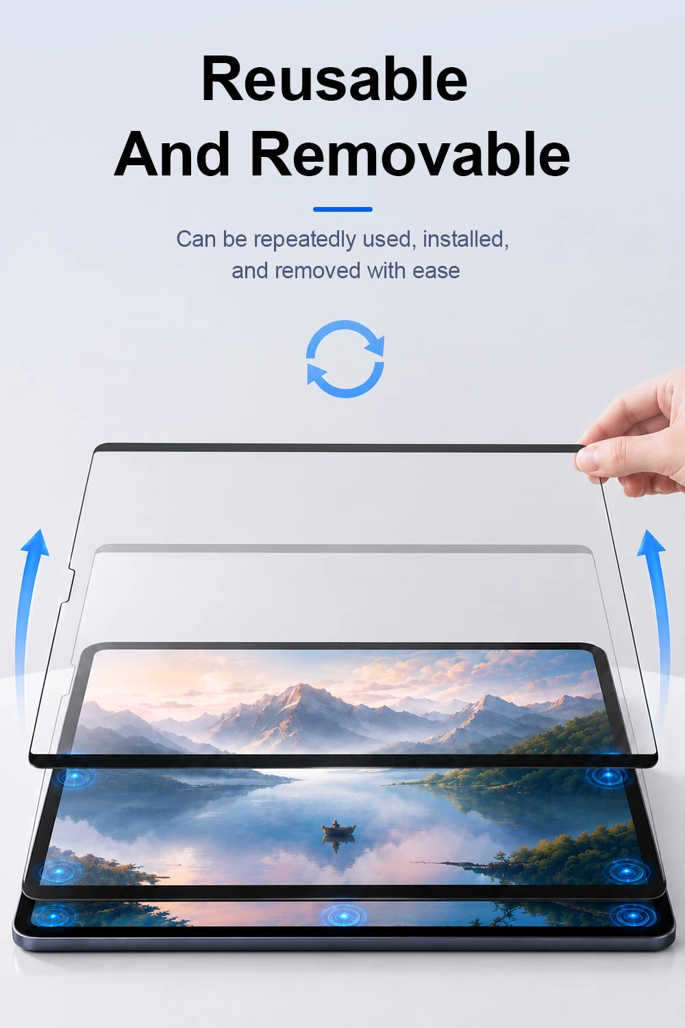 Protector de pantalla magnético Paperlike para iPad A16, Air 11 M3/M2, Air 5/4, Pro 11/13 M5 y M4, Pro 12.9, iPad de 10ª/9ª generación y iPad Mini 7/6
