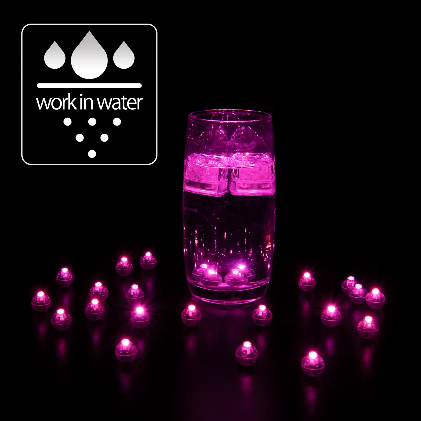 Mini luces LED para globos – Pequeñas luces redondas para globos, bodas, Navidad y decoraciones para fiestas