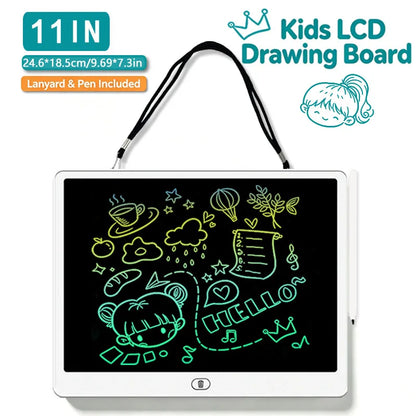 8/11/13/16-Inch LCD Writing Tablet for Kids – Reusable Handwriting Pad, Drawing & Painting Board, Educational Learning Toy for Boys and Girls