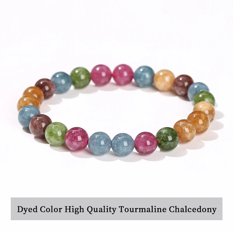 Pulsera de piedra obsidiana negra natural – Joyería ajustable de cuentas de cristal para hombres y mujeres, regalo de moda y accesorio de estilo energético