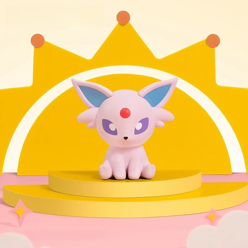 Pokémon Anime Poké Ball Action Figures – Mini Dolls (Dragonite, Sylveon, Gengar, Vulpix) Genuine Original Model Ornament Toy Gift
