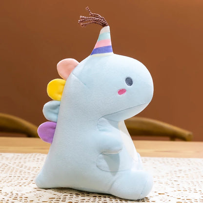 25–60CM Ultra Soft Dinosaur Plush Toy – Kawaii Dino Down Cotton Stuffed Animal Pillow, Cute Kids’ Gift, Party Prop & Room Decor