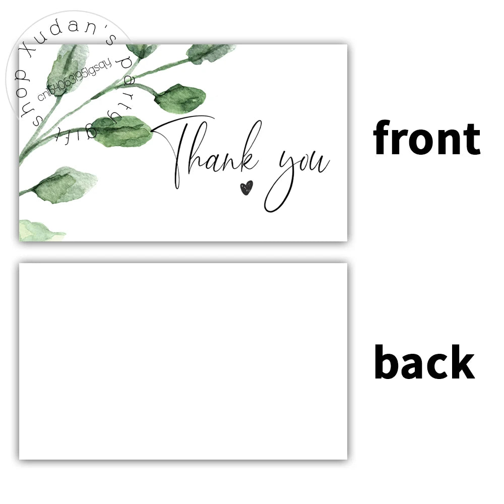 30PCS Thank You for Supporting My Small Business Cards – Appreciation Greeting Cardstock for Sellers, Customers & Gift Orders