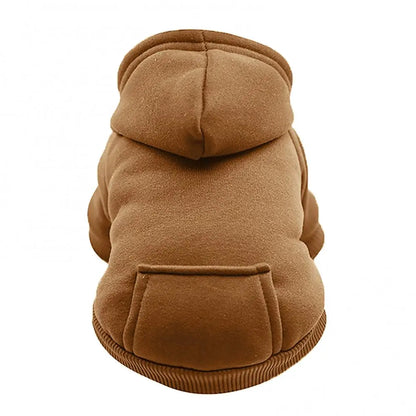 Winter Dog Hoodie Jacket – Warm Sweatshirt Coat for Small & Medium Dogs, Cozy Puppy Clothes for Chihuahuas, Bulldogs & Autumn Wear