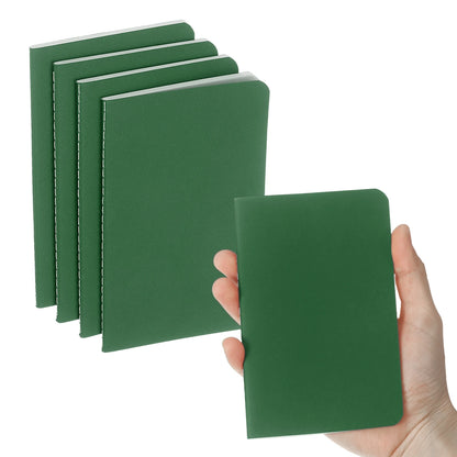 4/6 uds. Cuadernos A6 Kraft de Bolsillo – Mini Diarios Rayados para la Escuela y la Oficina