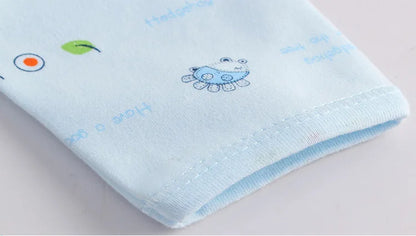 5PCS Baby Hedgehog Clothing Set – Pure Cotton Newborn Underwear Outfit for 0–3 Months Spring & Autumn