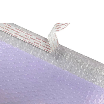 Lot de 50 enveloppes à bulles violettes – Enveloppes matelassées auto-adhésives pour un emballage, un envoi et des commandes e-commerce sécurisés