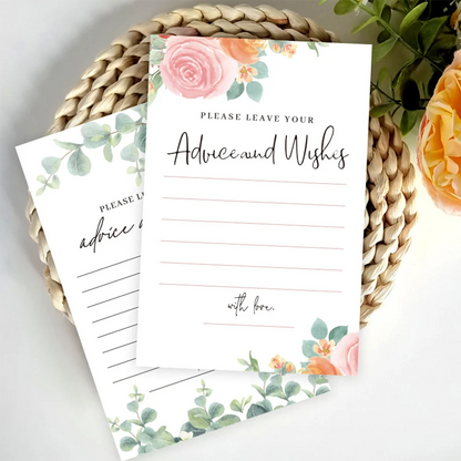 Personalized Wedding Table Cards – Editable Couple Name Place Cards for Invitations, Thank You, Welcome, Menu & Modern Minimalist Decor