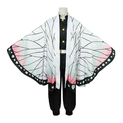 Kochou Shinobu Cosplay Costume – Japanese Anime Uniform Set | Carnival / Halloween Party Outfit (Adult & Kids)