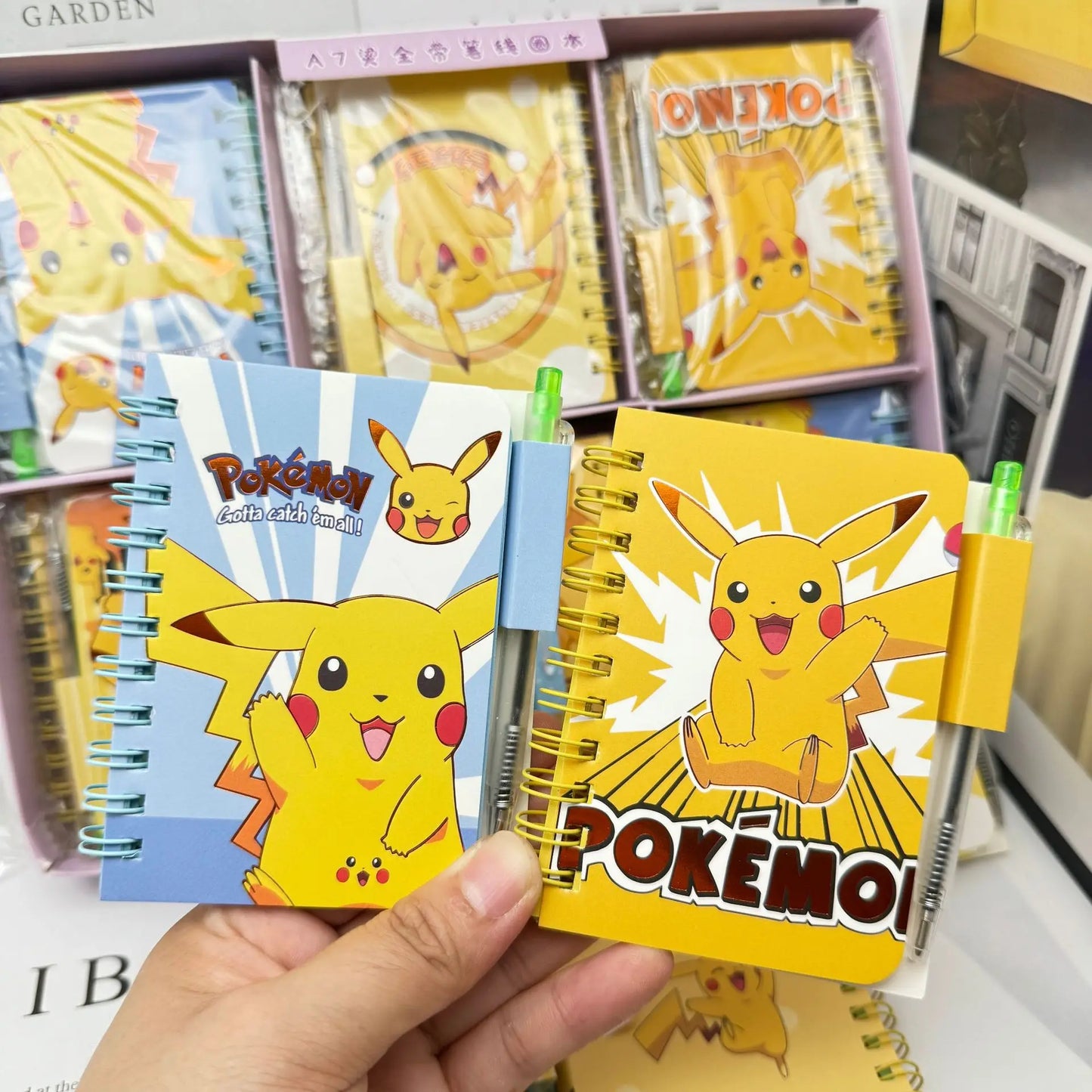 Pokémon Pikachu Notebook – Cute Cartoon Coil Diary School & Office Supplies (Portable Journal)